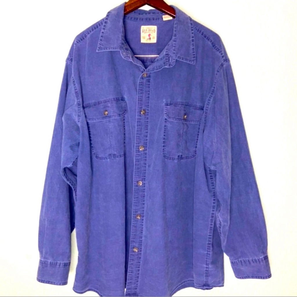 Red Head Button Up